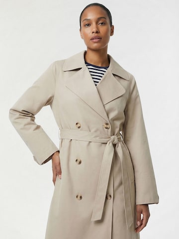 Everly Преходно палто в бежово: отпред