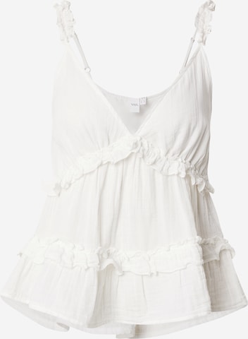 YAS - Top 'YASANINO' em branco: frente