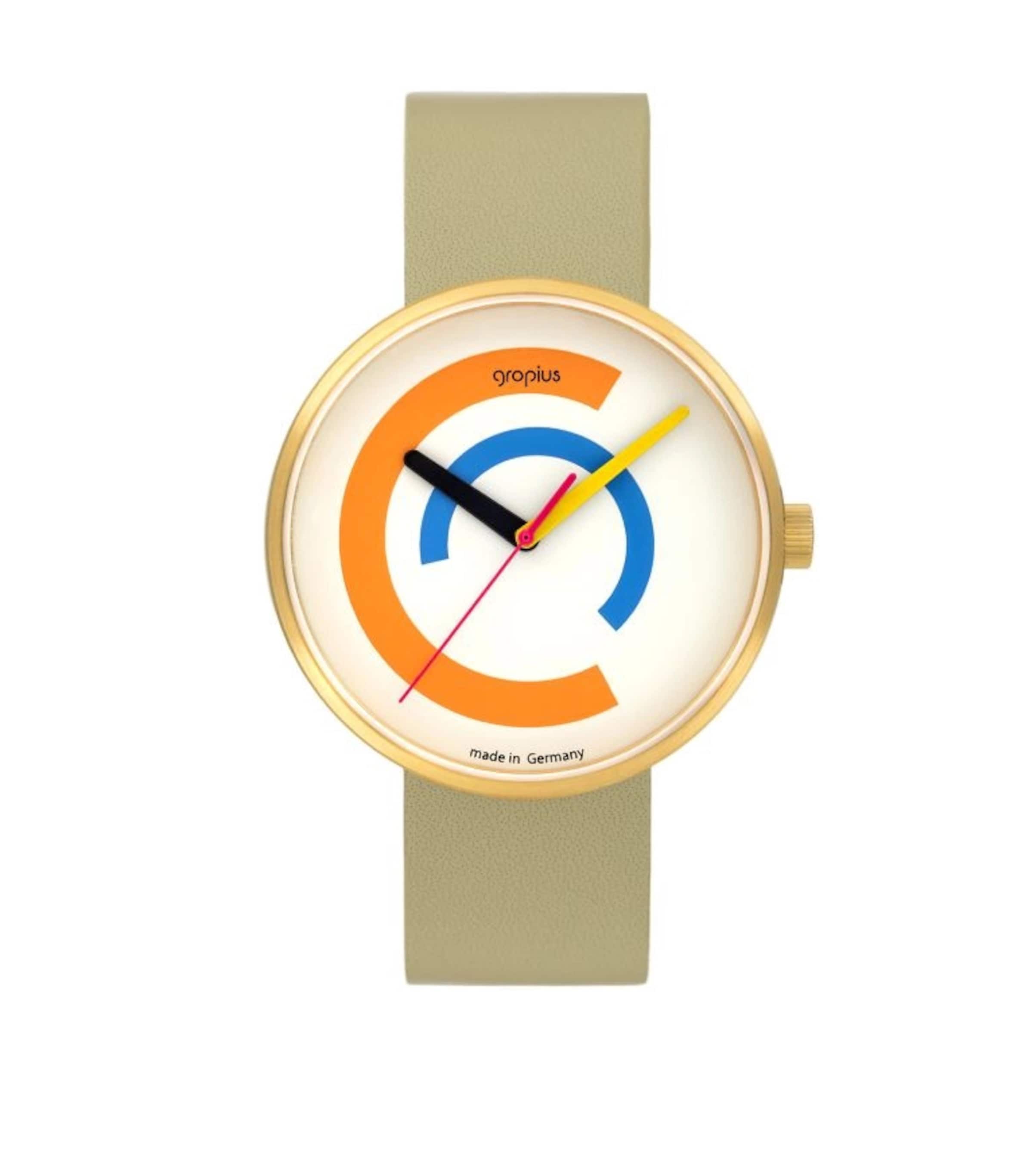 WALTER GROPIUS Analog Watch in Grey: front