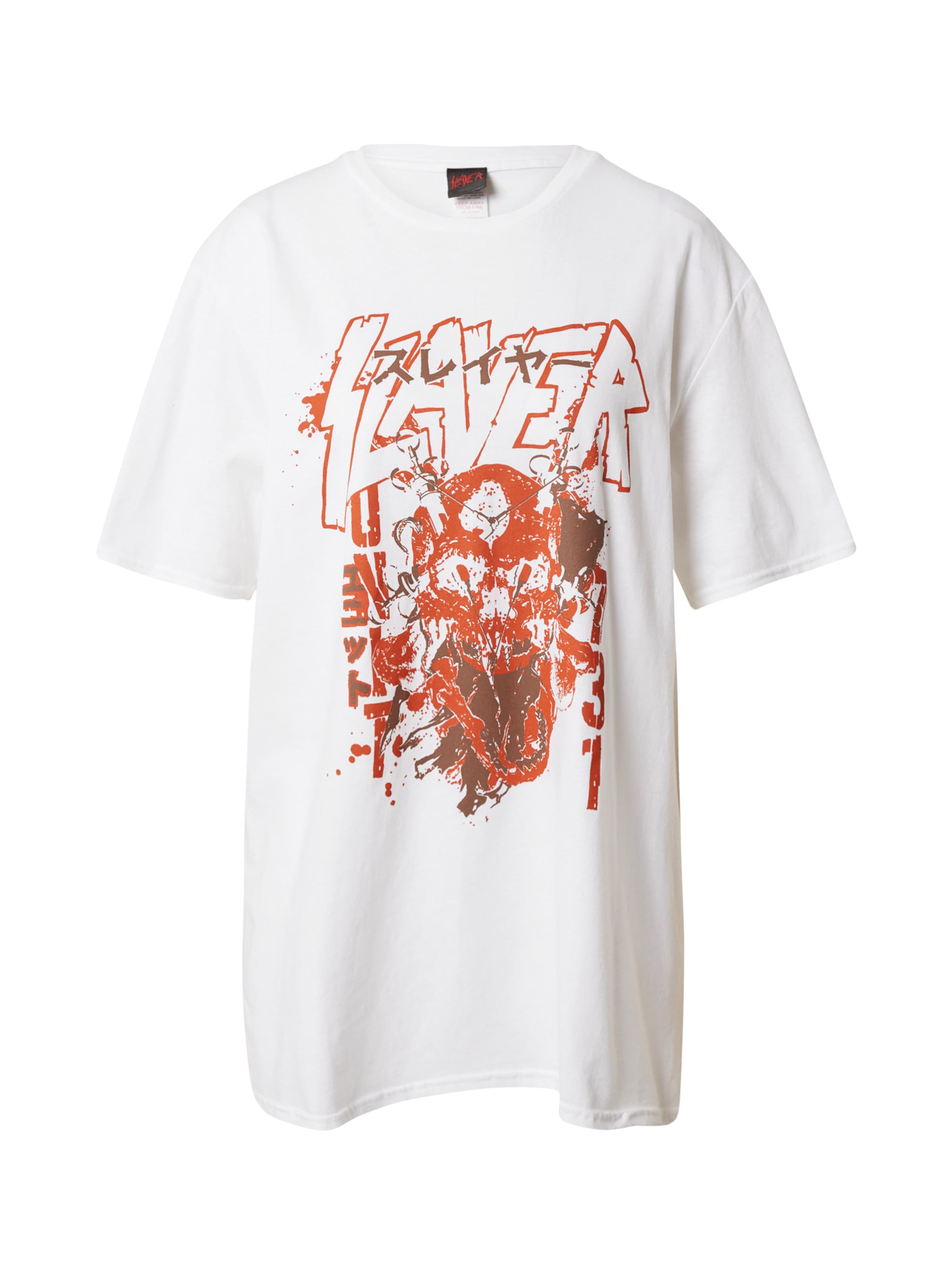 Maglietta 'Slayer' di Nasty Gal in bianco: frontale