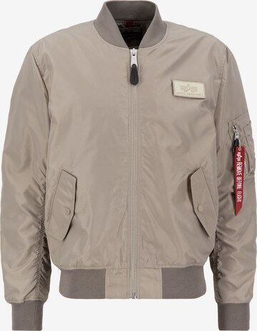 Veste mi-saison ALPHA INDUSTRIES en beige : devant