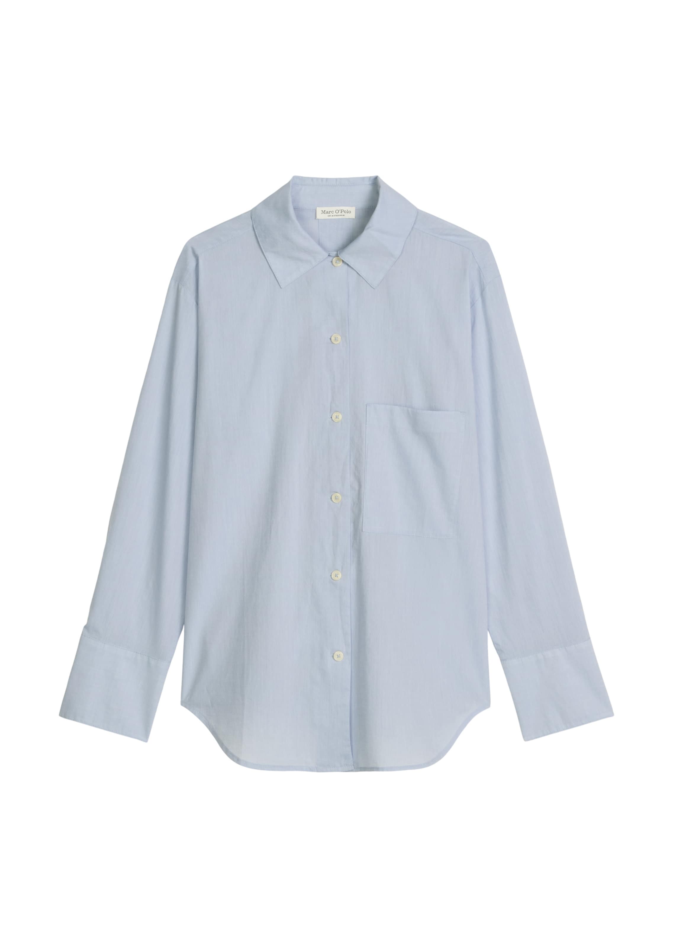 Marc O'Polo Bluse in Blau: Vorderseite
