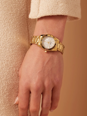 Lucardi Analoguhr in Gold