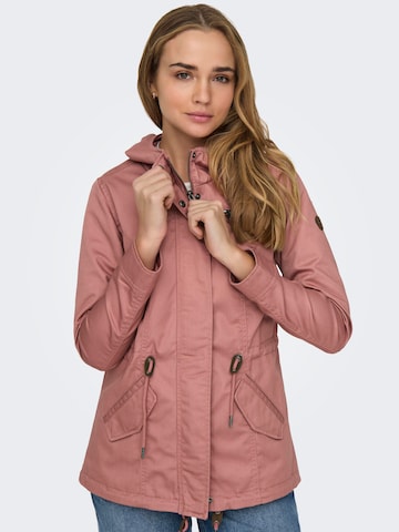 ONLY Between-Seasons Parka 'LORCA' in Pink