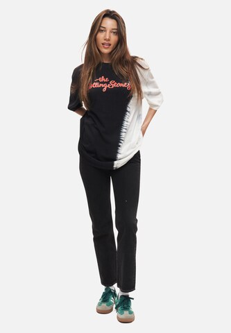 Recovered T-Shirt 'The Rolling Stones 'ROCK N ROLL'' in Schwarz