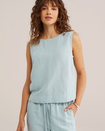 zils WE Fashion Blūze: no priekšpuses