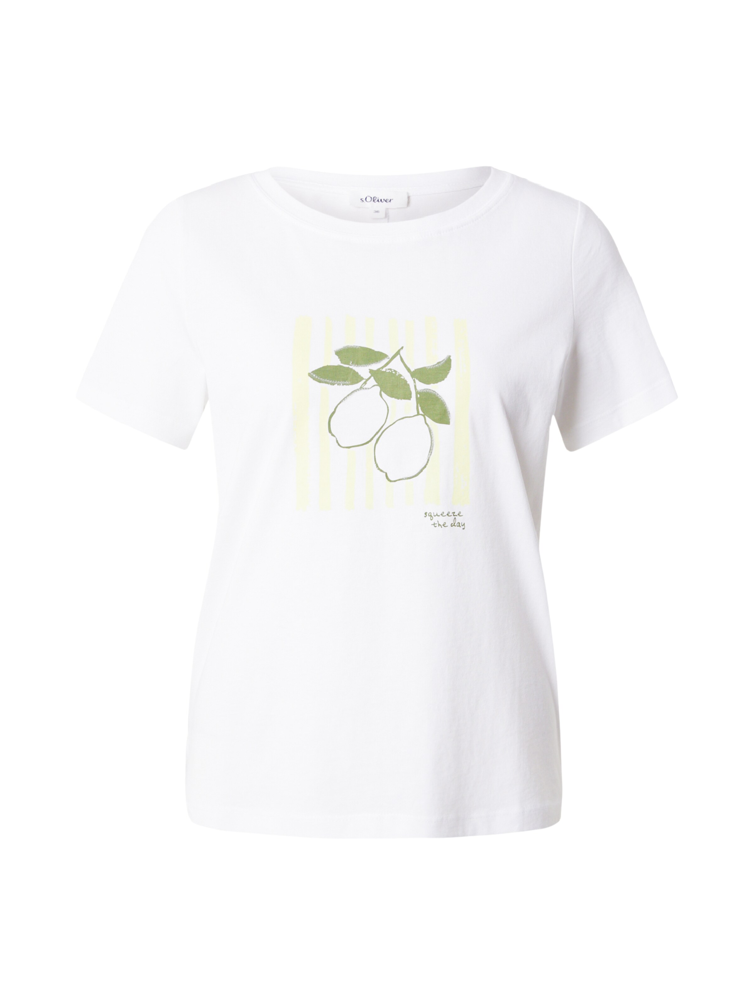 s.Oliver Shirt in Wit: voorkant