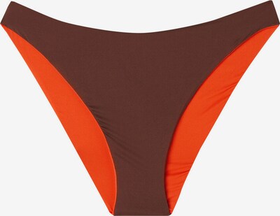 CALZEDONIA > Bikinihose 'DOUBLE CONCEPT' in braun / orange, Produktansicht