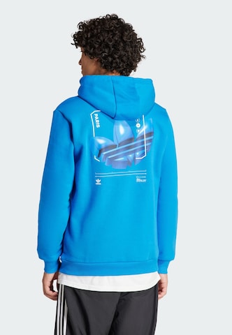 ADIDAS ORIGINALS Sweatshirt ' Paris' in Blue: front