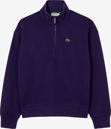 Sweat-shirt LACOSTE en violet : devant