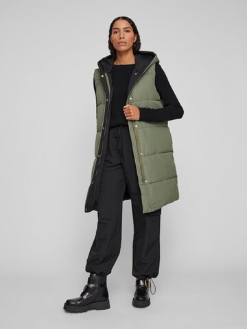 VILA Vest in Green: front