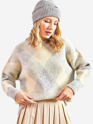 Bianco Lucci Trui in Grijs