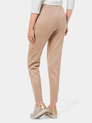 Coupe slim Pantalon Goldner en marron