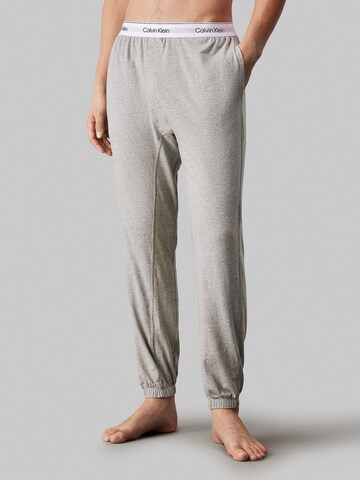 Pantalon de pyjama Calvin Klein Underwear en gris : devant