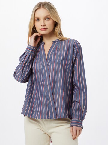 s.Oliver Blouse in Blauw: voorkant