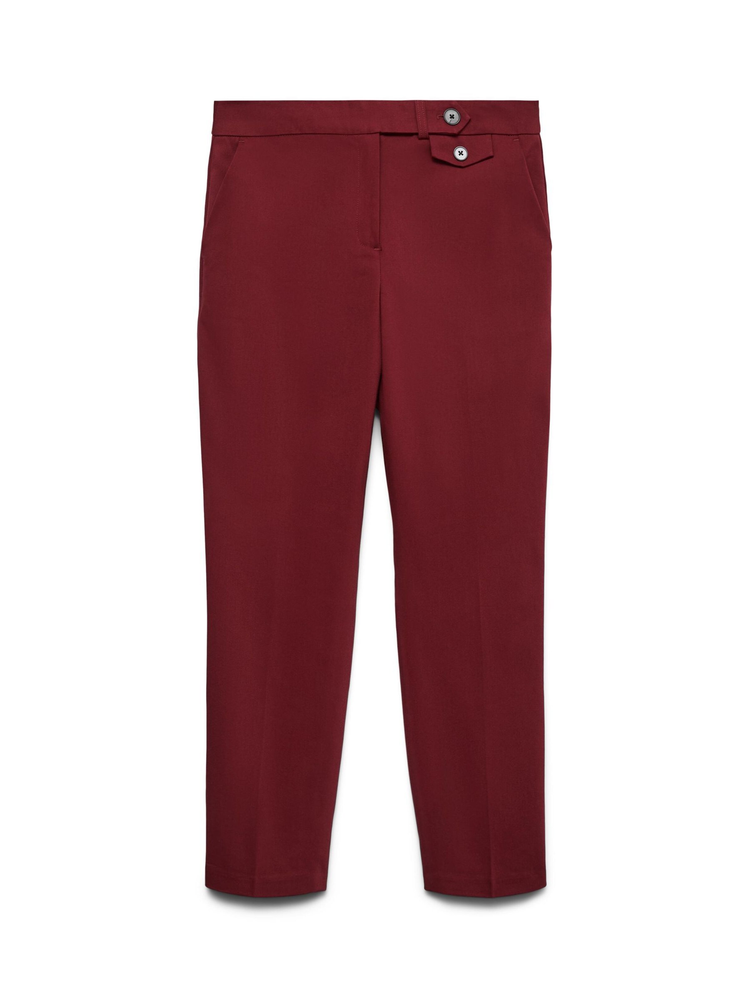 VERO MODA Regular Pantalon 'VMMegna' in Rood: voorkant
