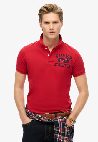 T-Shirt Superdry en rouge : devant