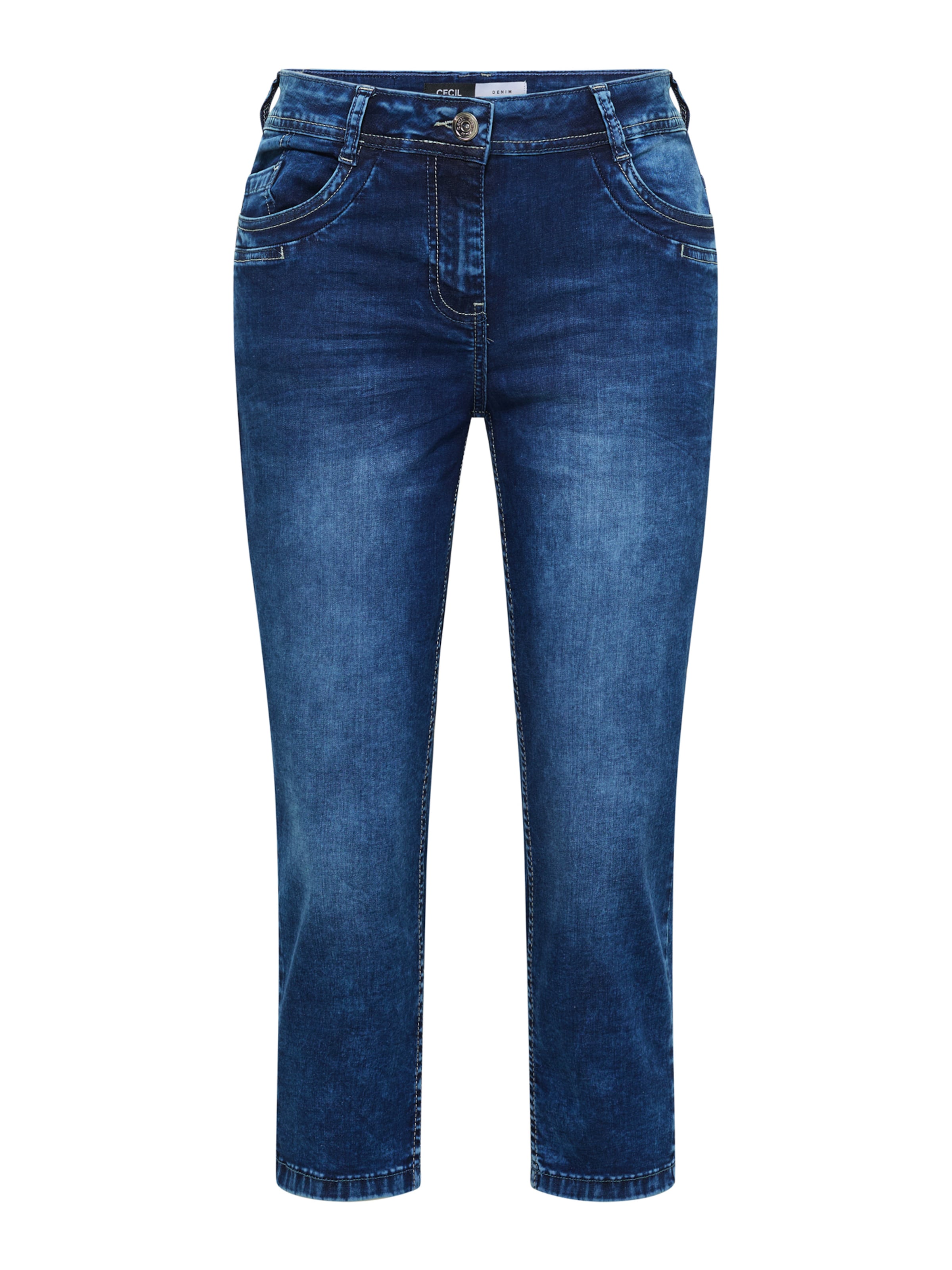 CECIL - Slimfit Vaquero 'Scarlett' en azul: frente