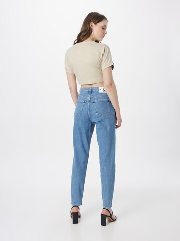 mėlyna Calvin Klein Jeans Siaurėjantis Džinsai