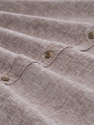 TOM TAILOR Regular Fit Hemd in Braun