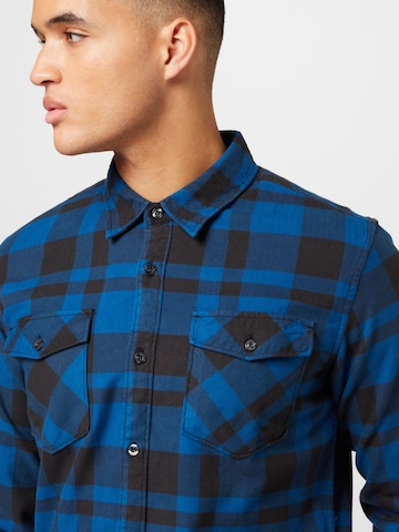 Vintage Industries Regular fit Button Up Shirt 'Austin' in Blue