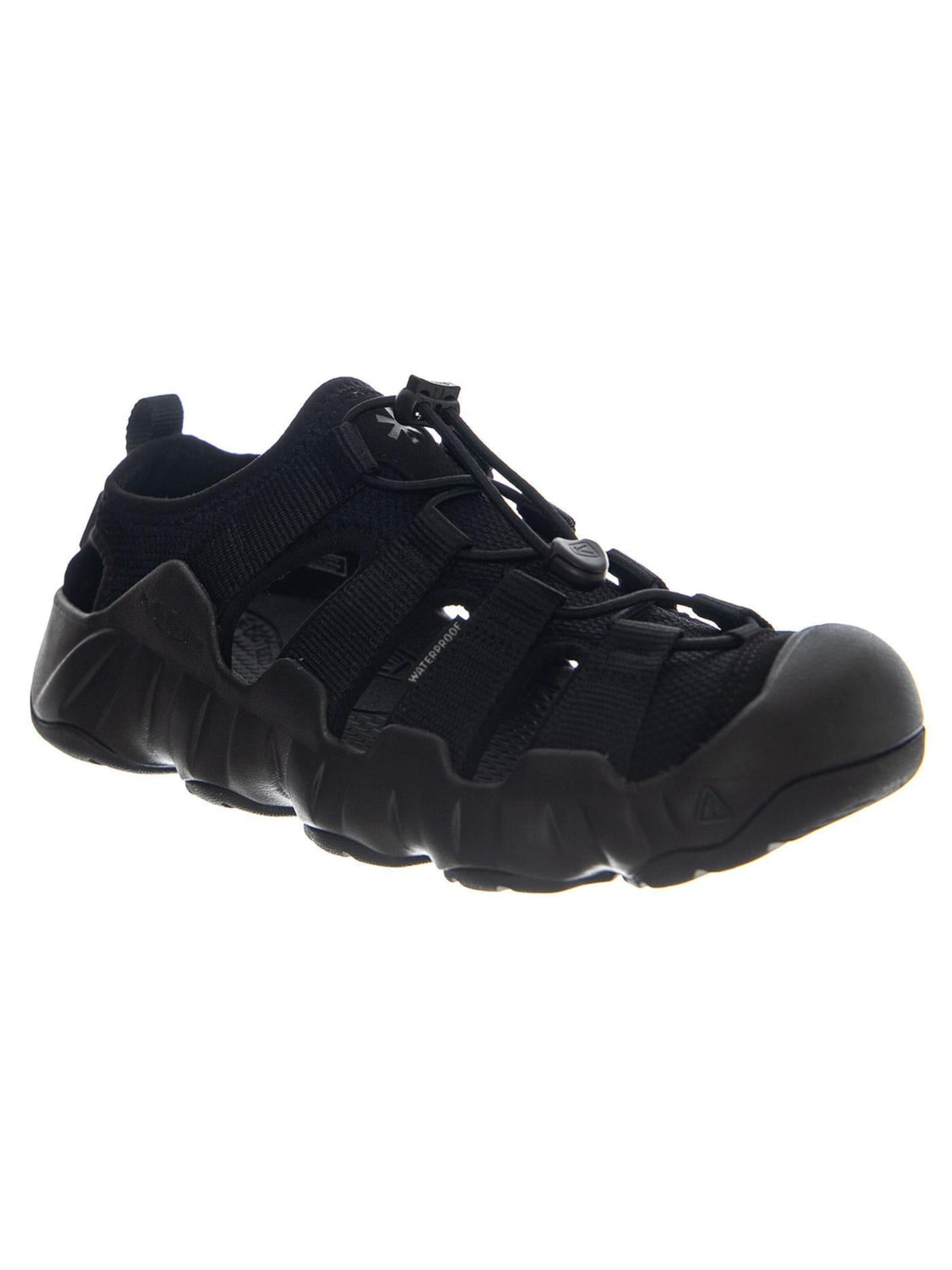 KEEN Athletic lace-up shoe 'Hyperport H2 M SP Triple Black' in Black: front