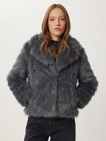 Veste d’hiver Happiness İstanbul en gris : devant