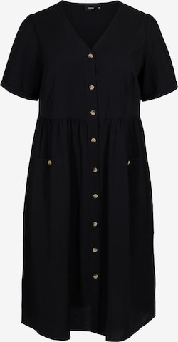 Zizzi Shirt Dress 'Ilya' in Black: front