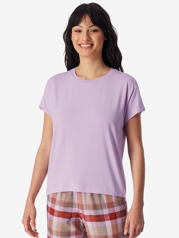 Chemise de nuit ' Mix Relax ' SCHIESSER en bleu : devant