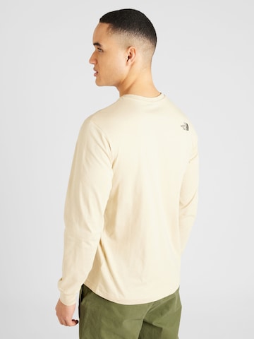 THE NORTH FACE T-shirt i beige