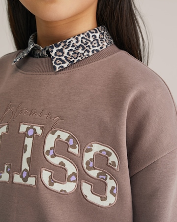 WE Fashion Суичър в кафяво