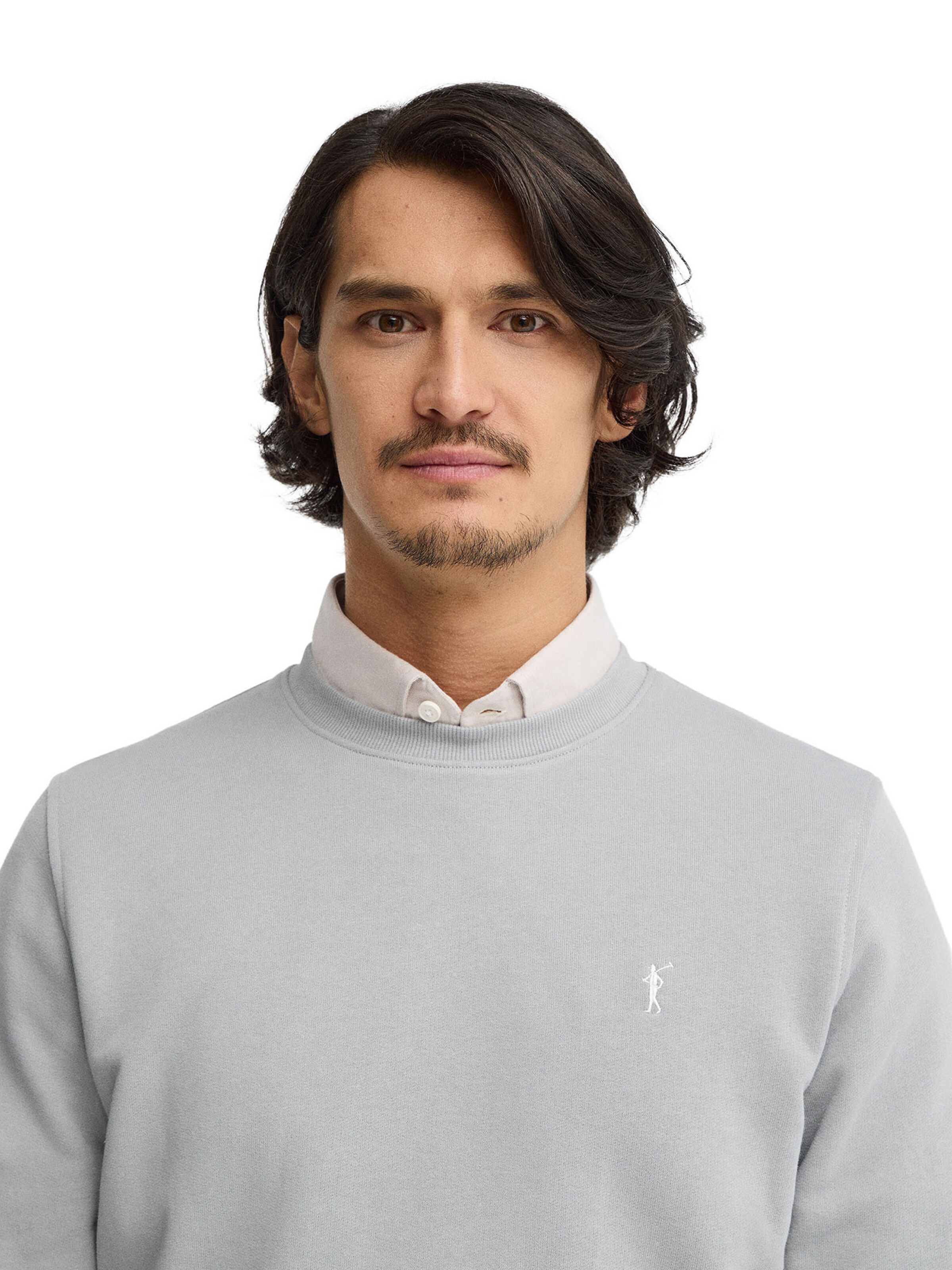 Polo Club Sweatshirt in Grey