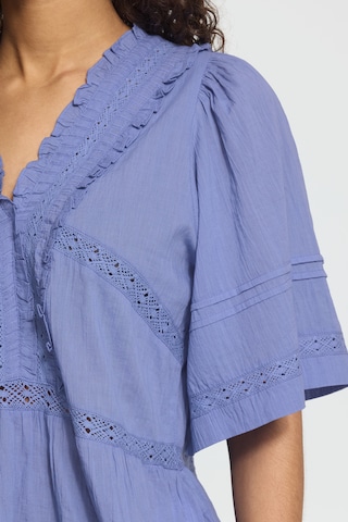 ICHI Shirt in Blau
