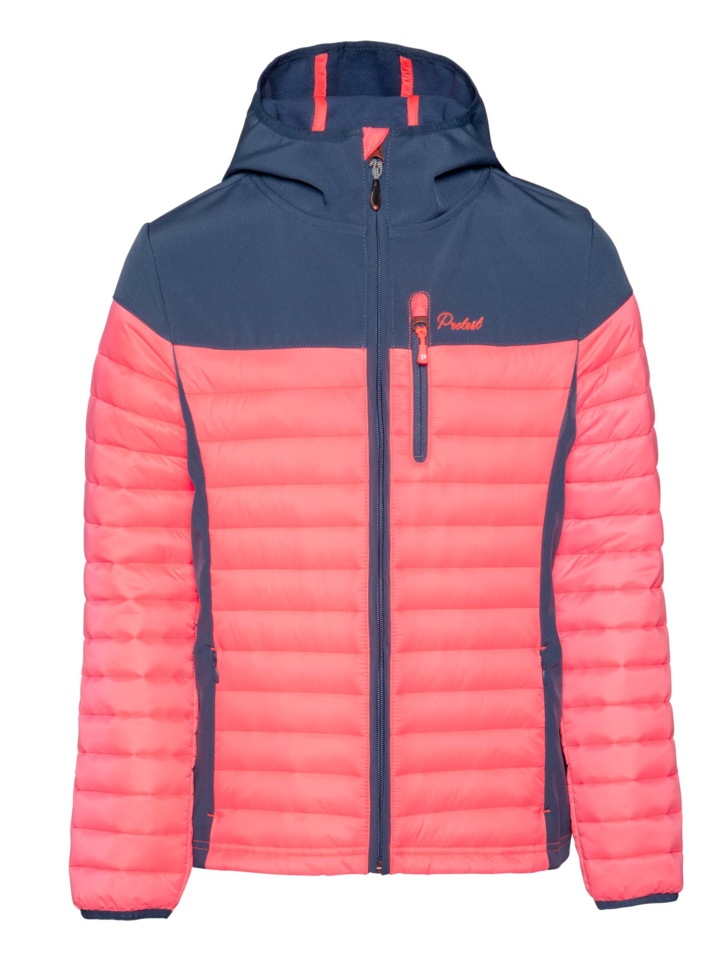 PROTEST Winterjacke 'PARINI JR' in Pink: Vorderseite