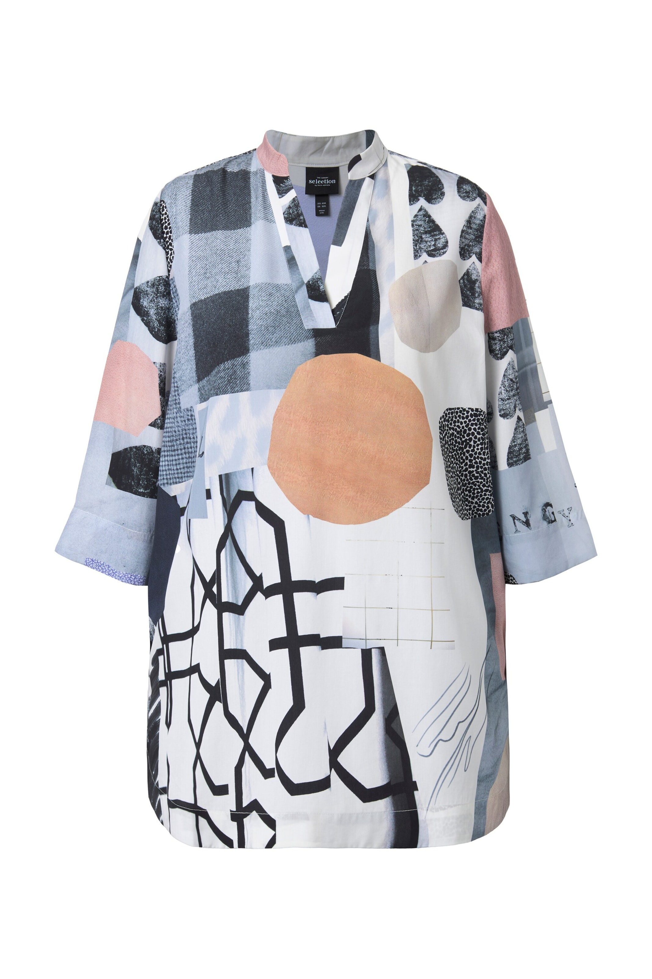 Ulla Popken Tuniek in Wit: voorkant