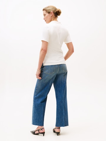 TOMMY HILFIGER Majica '1985' | bela barva