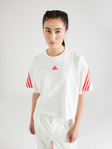 ADIDAS SPORTSWEAR - Camiseta funcional 'Future Icons' en blanco: frente