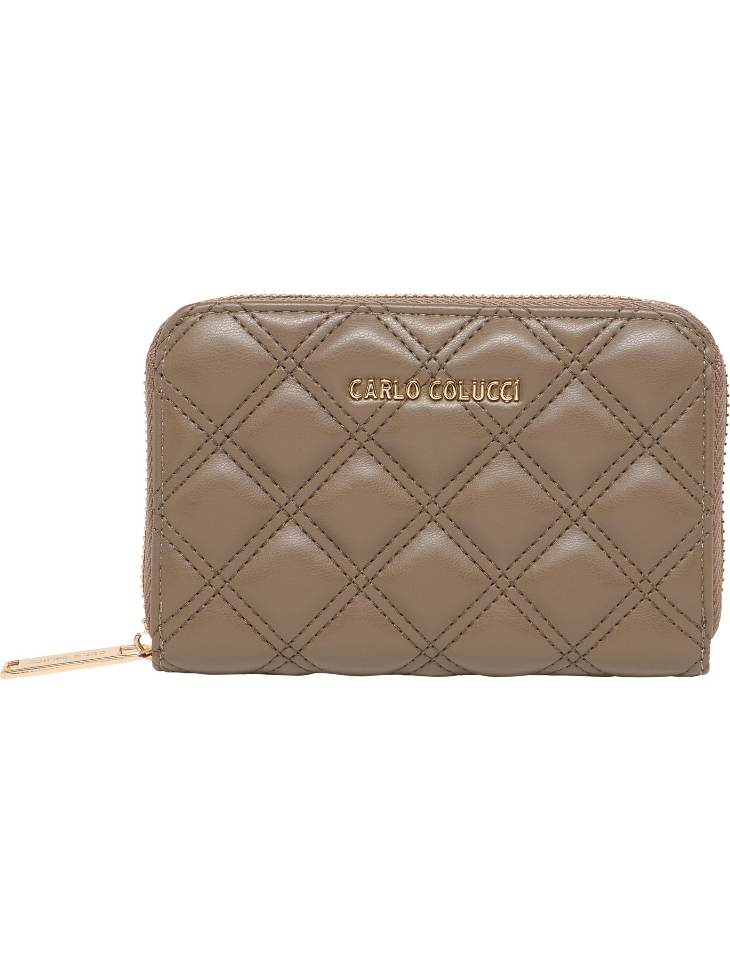 Carlo Colucci Portemonnaie 'Falkner' in Beige: Vorderseite