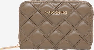 Porte-monnaies 'Falkner' Carlo Colucci en beige : devant