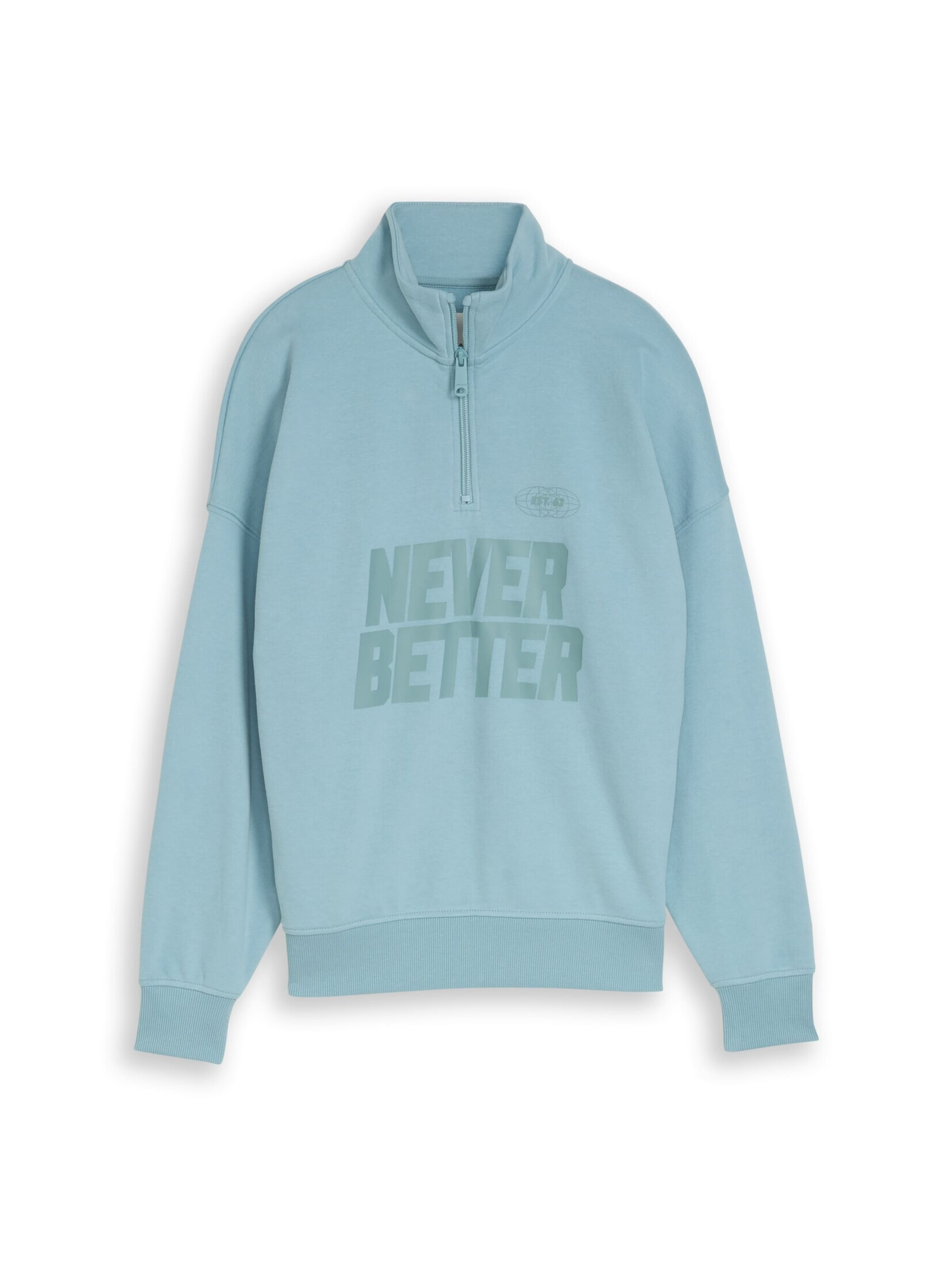 TOM TAILOR Sweatshirt in Blau: Vorderseite