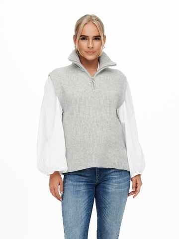 ONLY Pullover 'Tia' in Grau: predná strana