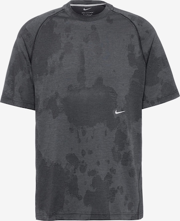 T-Shirt fonctionnel NIKE en gris : devant