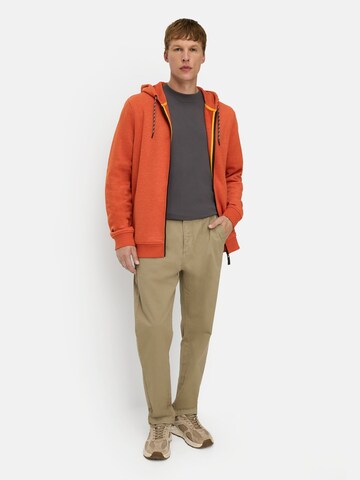 CAMEL ACTIVE Zip-Up Hoodie in Orange