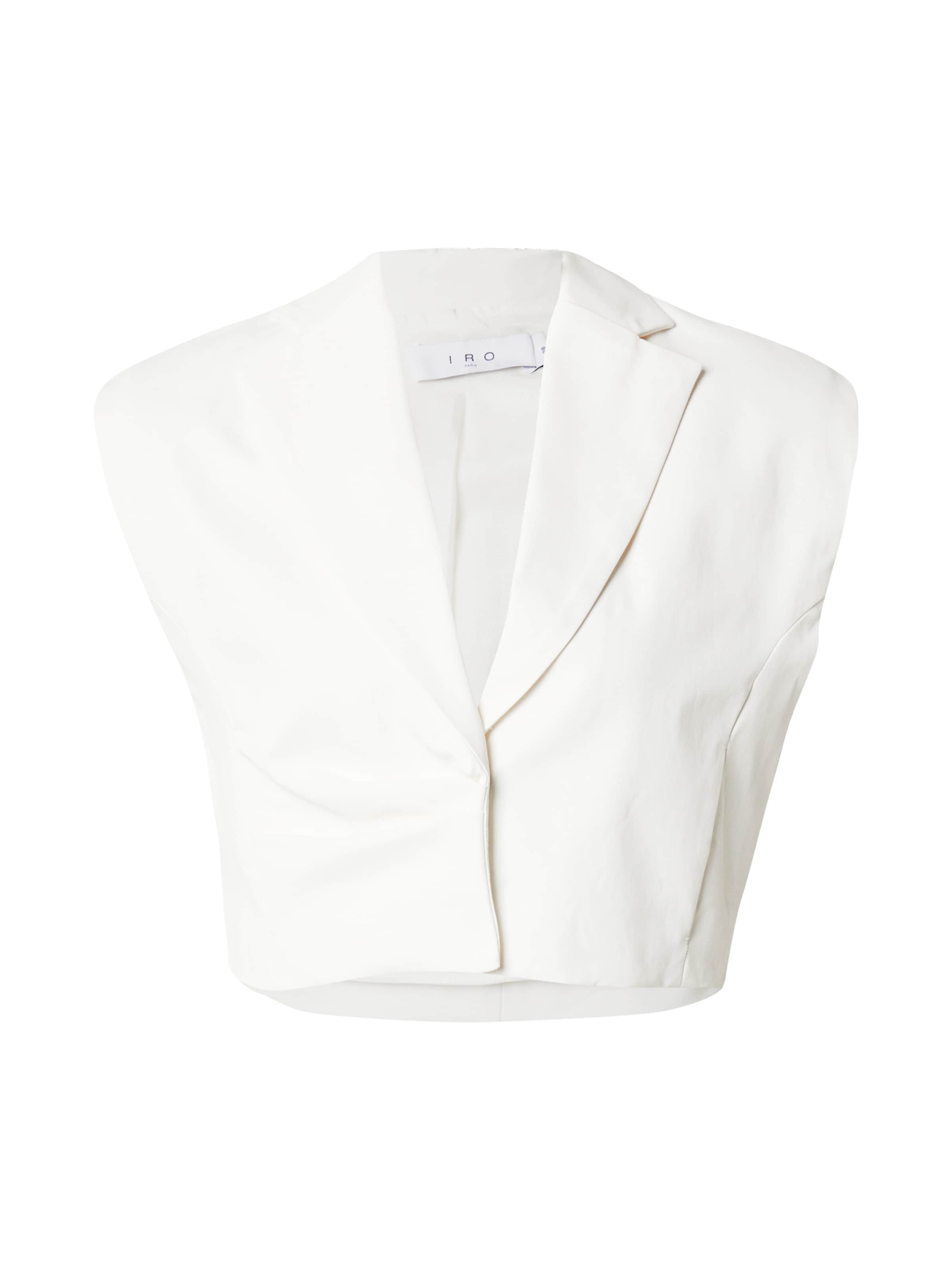 Gilet IRO en blanc : devant