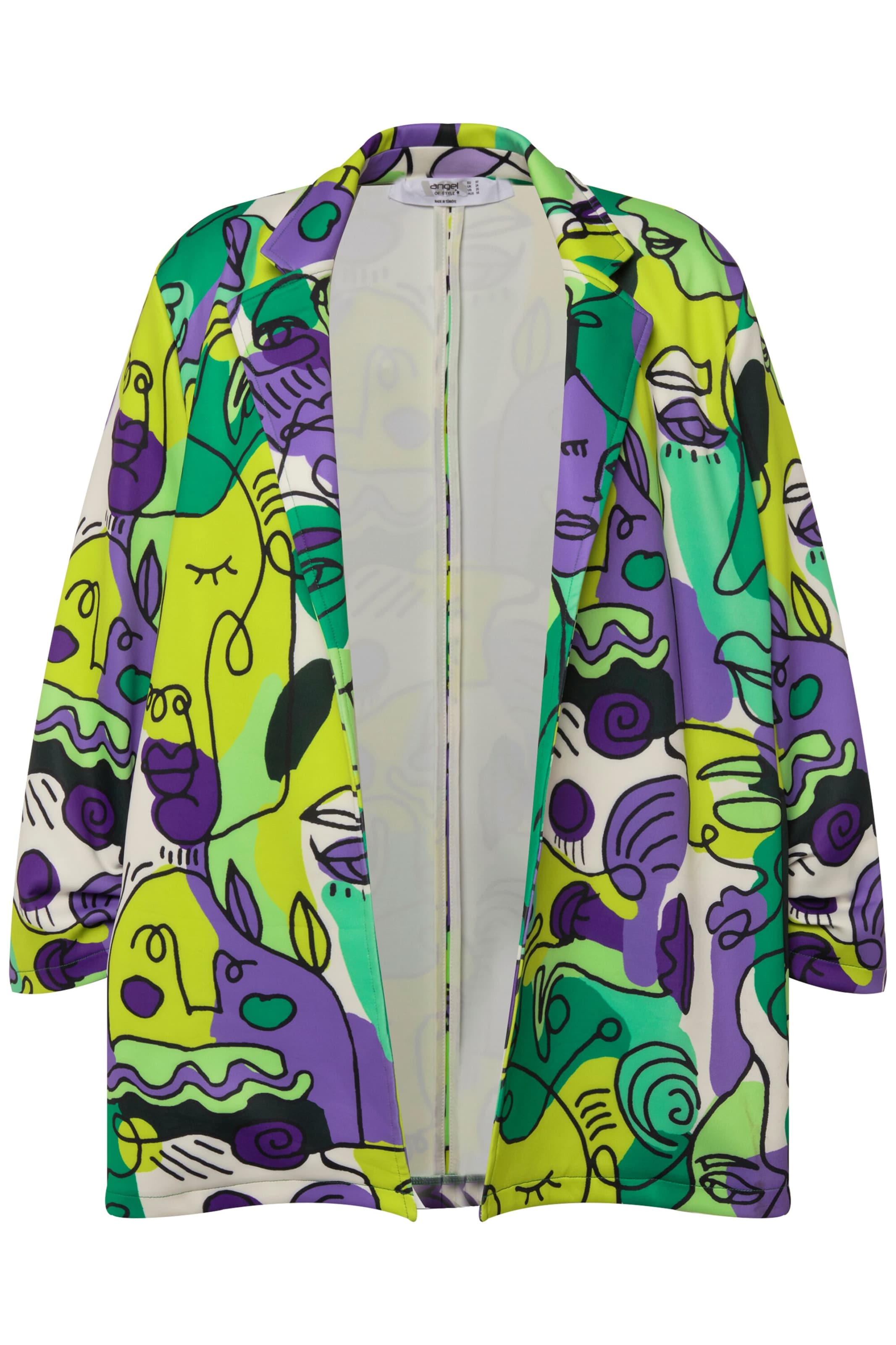 Angel of Style Blazer in Mixed colors: front