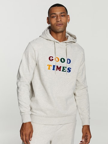 Shiwi Sweatshirt 'Good Times' in Grey: front