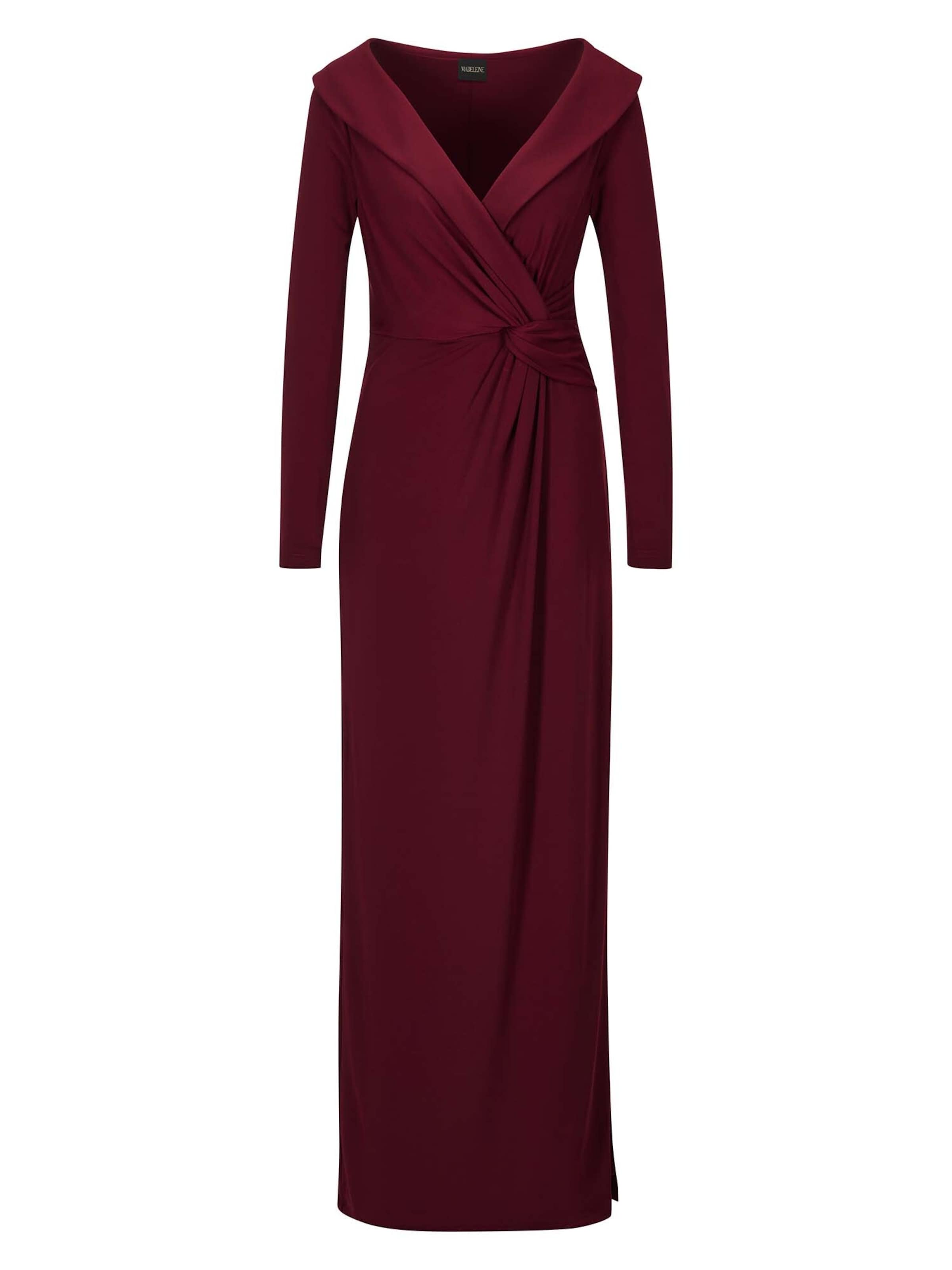 MADELEINE Abendkleid in Rot: Vorderseite