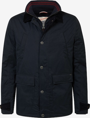 Petrol Industries Between-season jacket in Blue: front