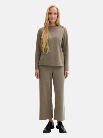 TOM TAILOR Loose fit Trousers in Brown
