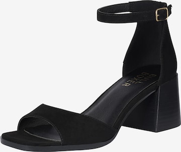 BULLBOXER Sandals in Black: front